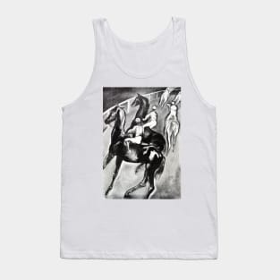 John Copley Horses Turning into a Canter Tank Top